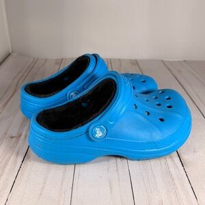 CROCS Kids Bright Blue Slippers